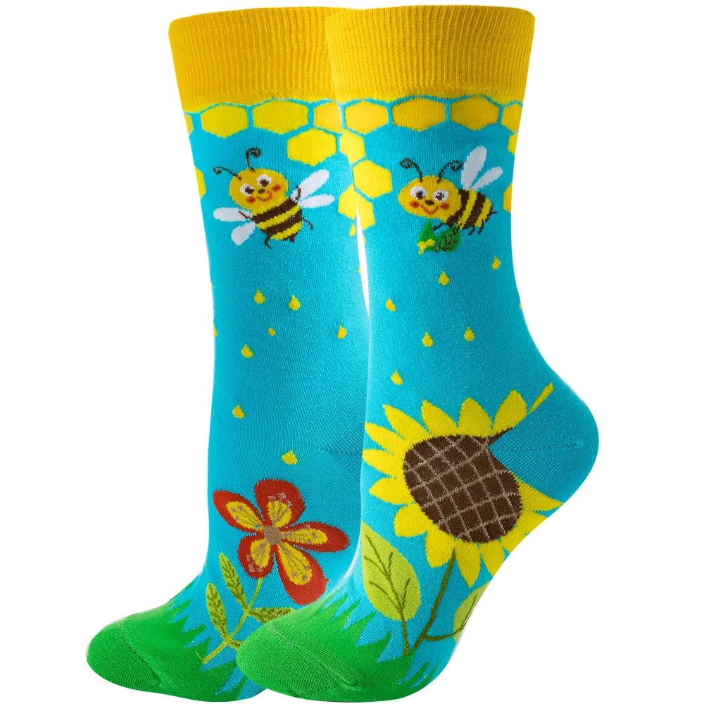 Chaussettes Abeille & Tournesol