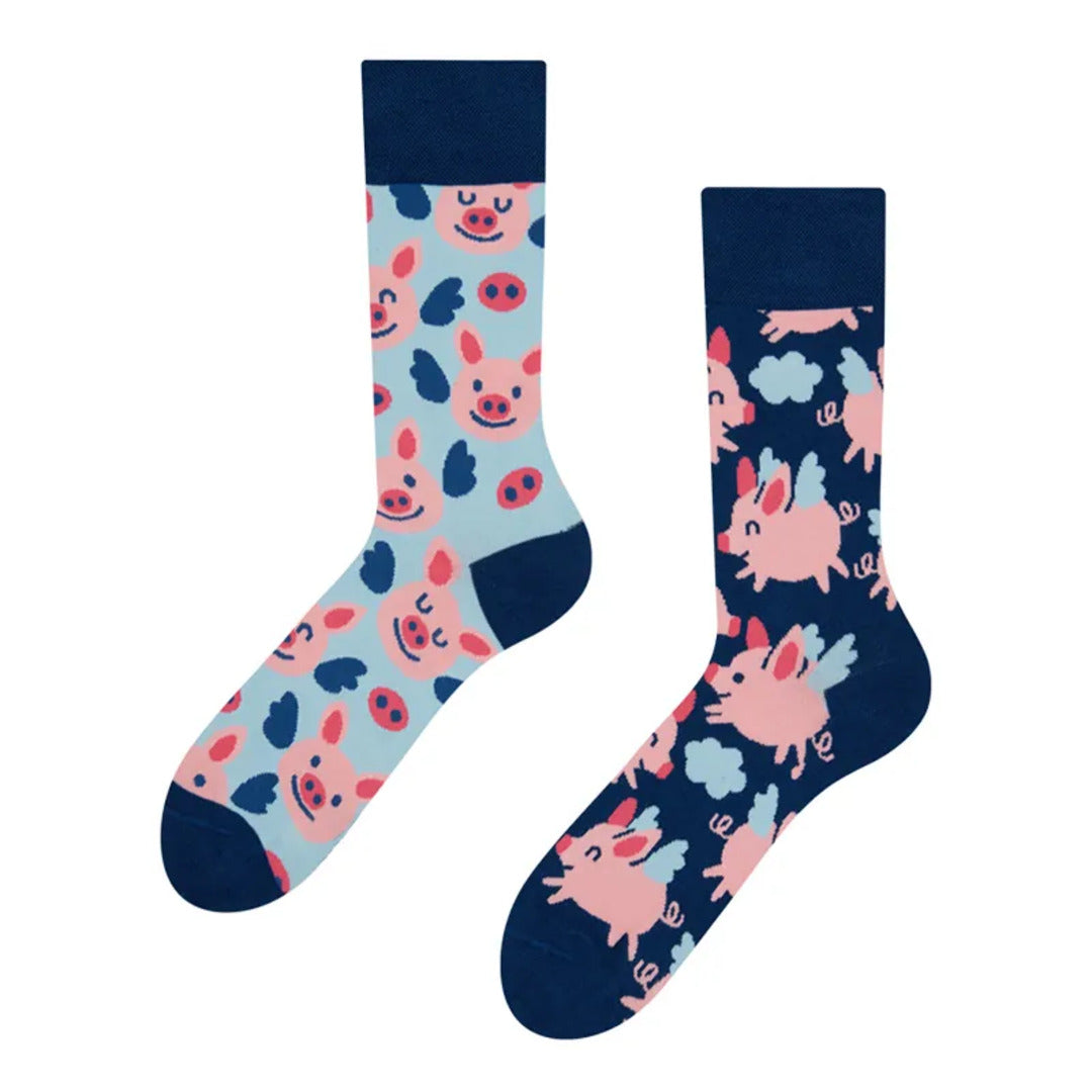 Chaussettes Cochon Volant
