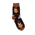 Chaussettes Corgi Argyle Brun Foncé