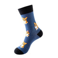 Chaussettes Corgi Bleu Ardoise