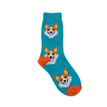 Chaussettes Corgi Turquoise & Orange
