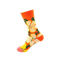 Chaussettes Fleurs Orangées