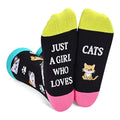 Chaussettes "Just A Girl Who Loves Cats"