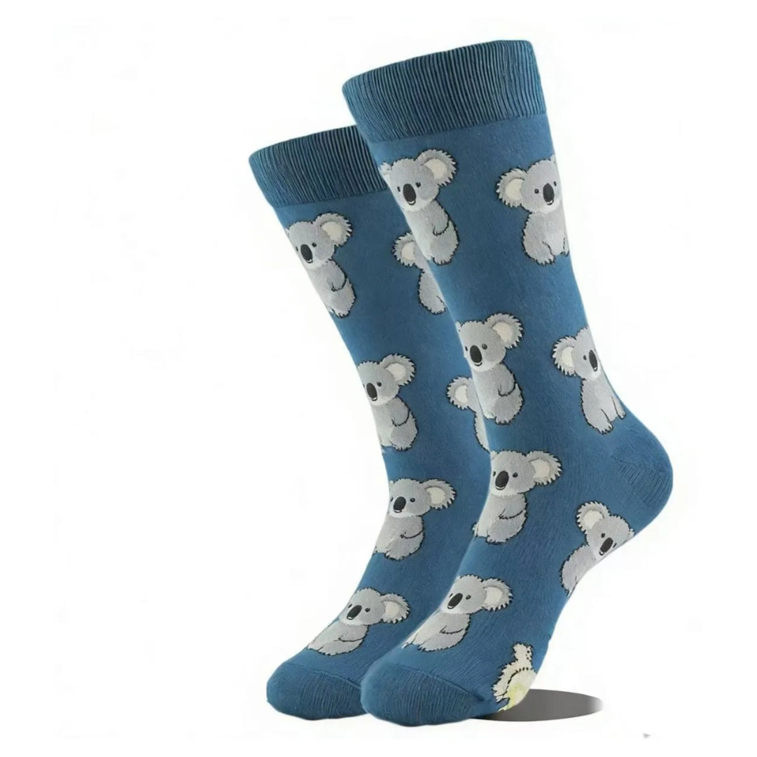 Chaussettes Koalas Bleu