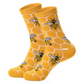 Chaussettes miel et les abeilles