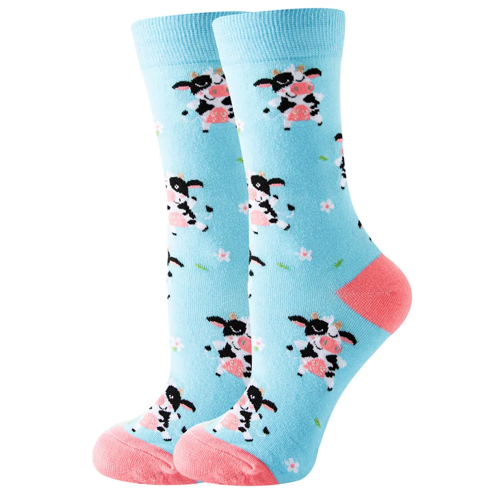 Chaussettes Vache Bleue