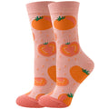 Chaussette trose avec tomates