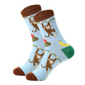 chaussette singe sur liane