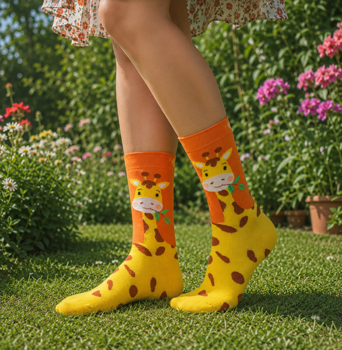 Chaussettes Girafe