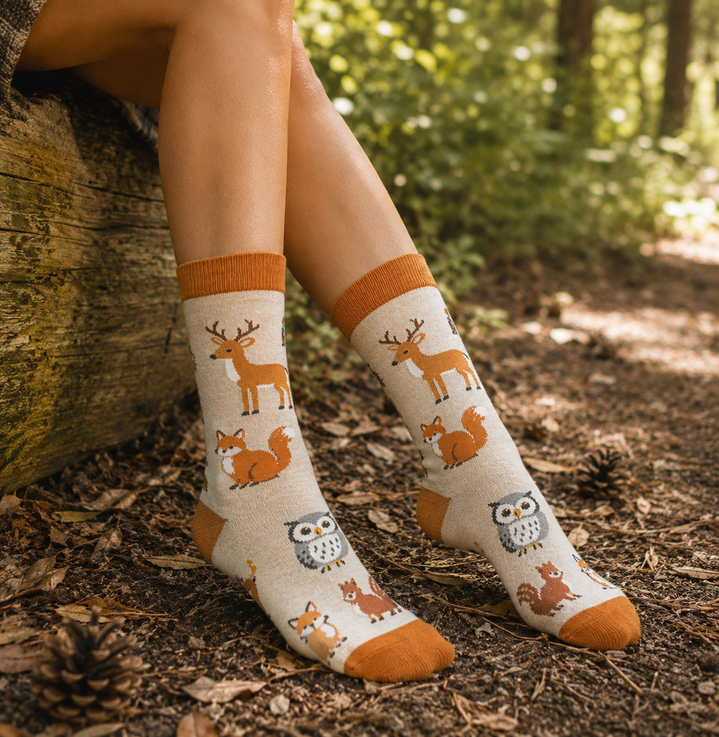 Chaussettes Animaux de la Forêt