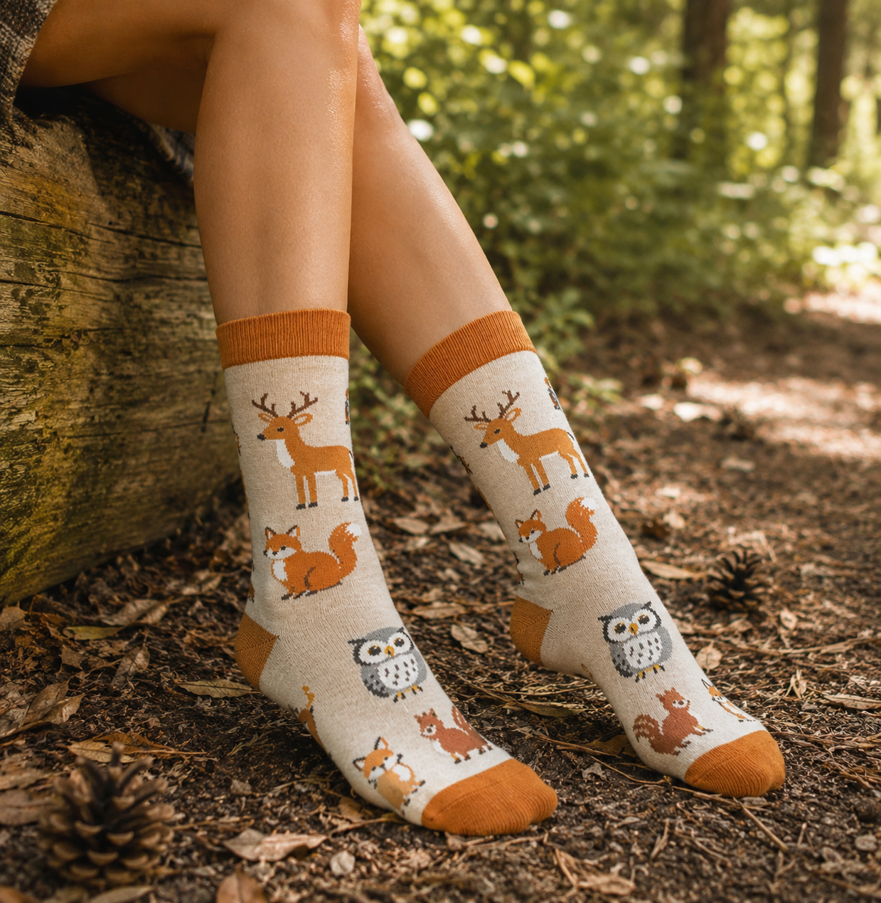 Chaussettes Animaux de la Forêt